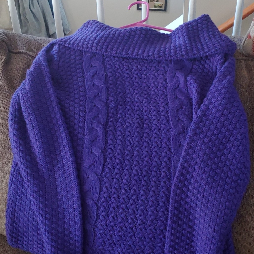 Purple sweater